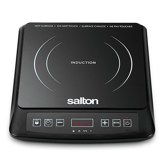 slide 1 of 3, Salton Portable Double Induction Cooktop, 1 ct