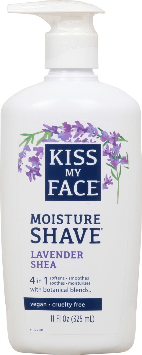 slide 1 of 1, Kiss My Face Lavender Shea Moisture Shave 11 fl oz, 11 fl oz