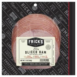 Frick's Ham, Boneless, Sliced, Hickory, 12 oz