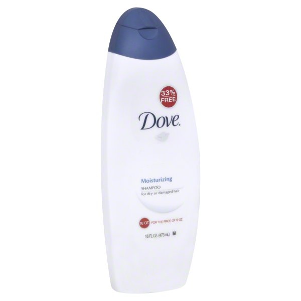 slide 1 of 1, Dove Moisturizing Shampoo for Dry or Damaged Hair, 16 oz