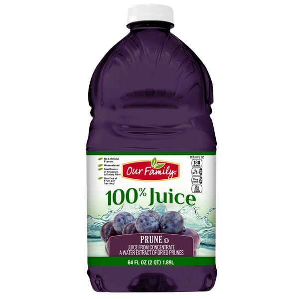 slide 1 of 1, Our Family Juice Prune - 64 oz, 64 oz