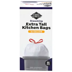 First Street Tall Kitchen Drawstring Liner