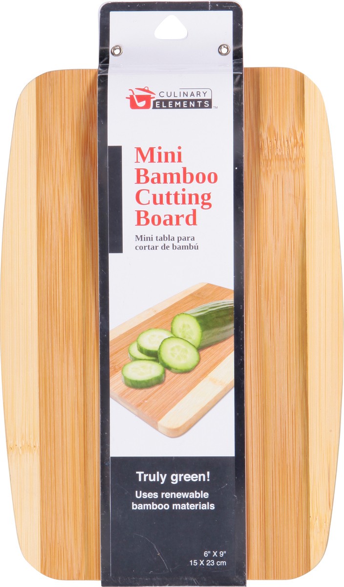 slide 2 of 12, Culinary Elements Bamboo Cutting Board, 1 ct