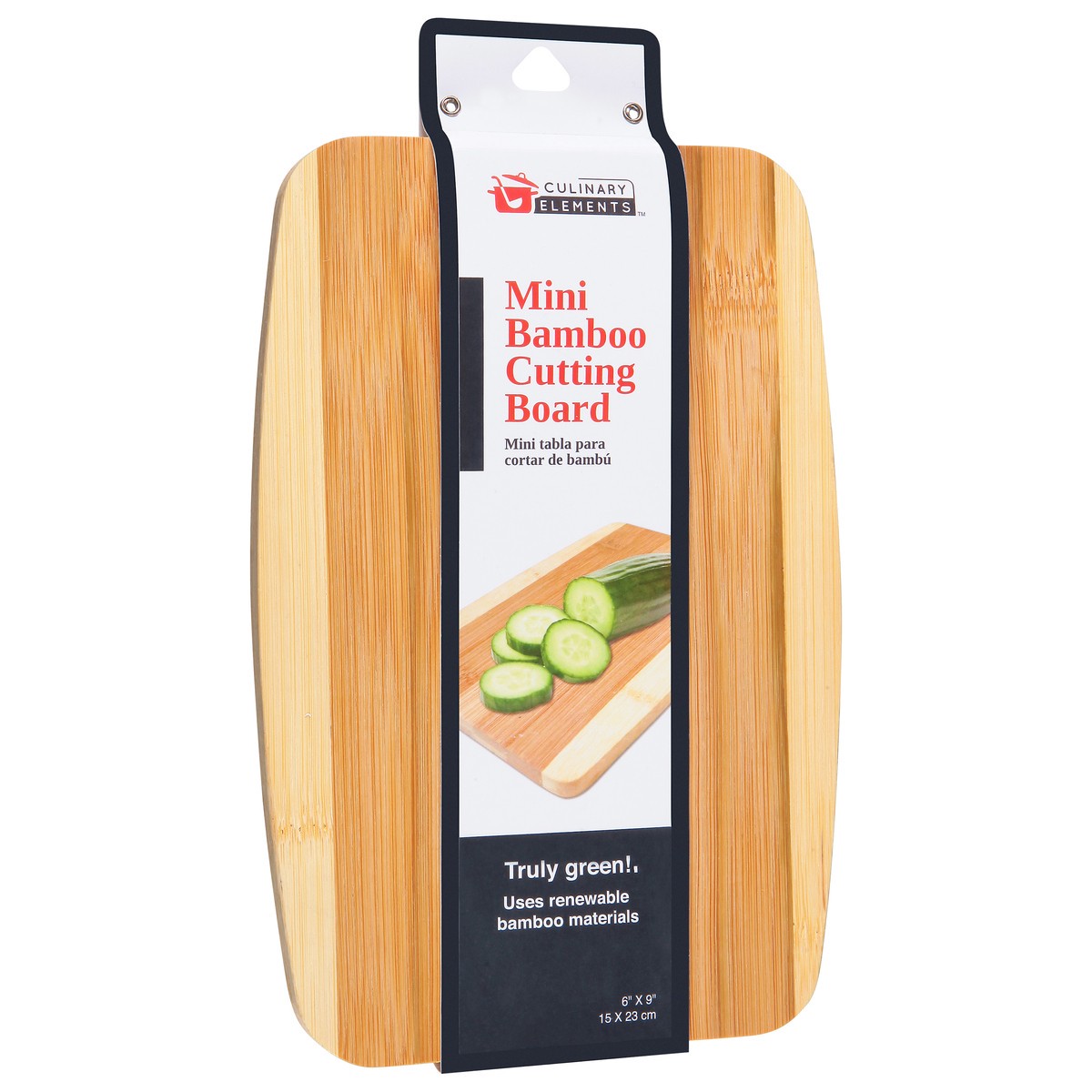 slide 3 of 12, Culinary Elements Bamboo Cutting Board, 1 ct