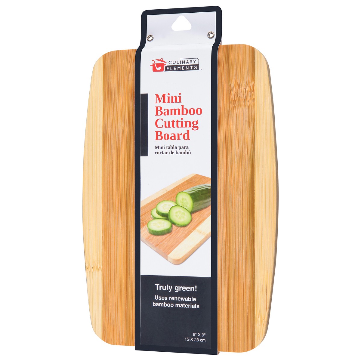 slide 4 of 12, Culinary Elements Bamboo Cutting Board, 1 ct