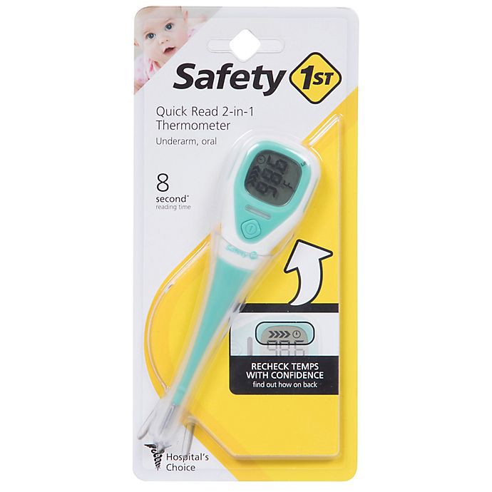 slide 2 of 2, Safety 1st Quick Read 2-in-1 Thermometer, 1 ct