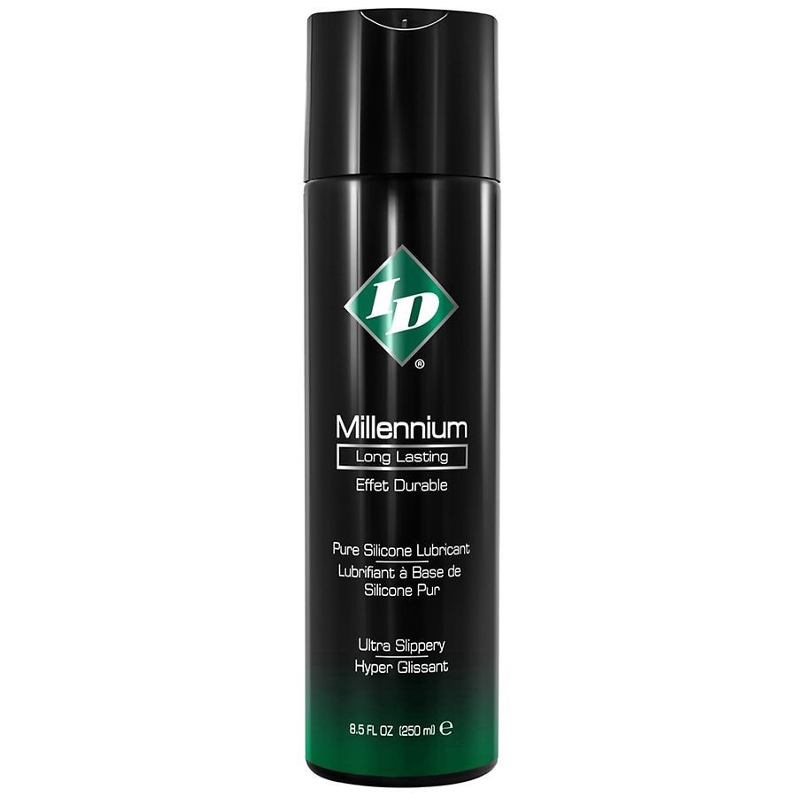 slide 1 of 4, ID Millennium Pure Silicone Personal Lubricant, 8.5 fl oz