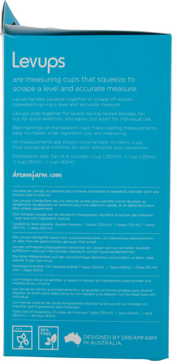 slide 8 of 9, Dreamfarm Clear/Red Levups 1 ea Box, 1 ct