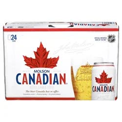 Molson is made from the best this land has to offer: Canadian water, prairie barley, and no preservatives. The result is a beer as clean crisp and fresh as the country it comes from. Molson. Made from Canada.
