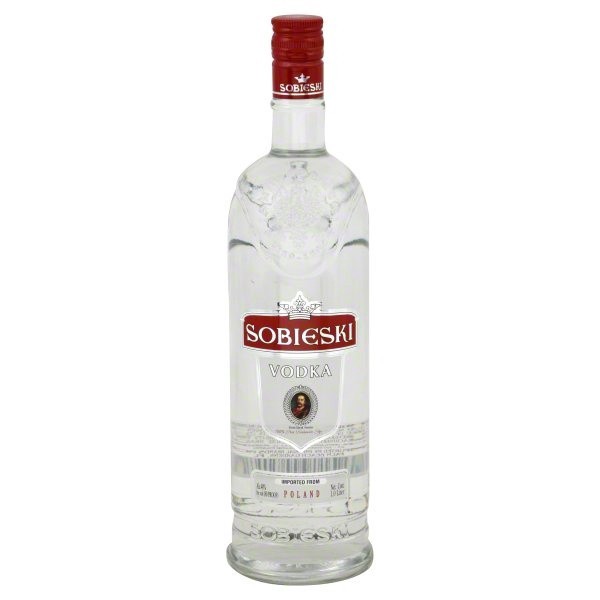 slide 1 of 1, Sobieski Vodka, 1 liter