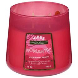 Vibes Romantic Floriental Fruity Candle - 1 ea