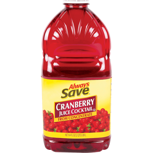 slide 1 of 1, Always Save Cranberry Juice Cocktail, 64 oz