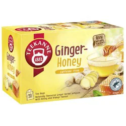 Teekanne Ginger Honey Herbal Tea Bags