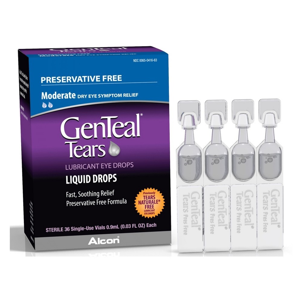 GenTeal Tears Preservative Free Eye Drops 36 ct Shipt