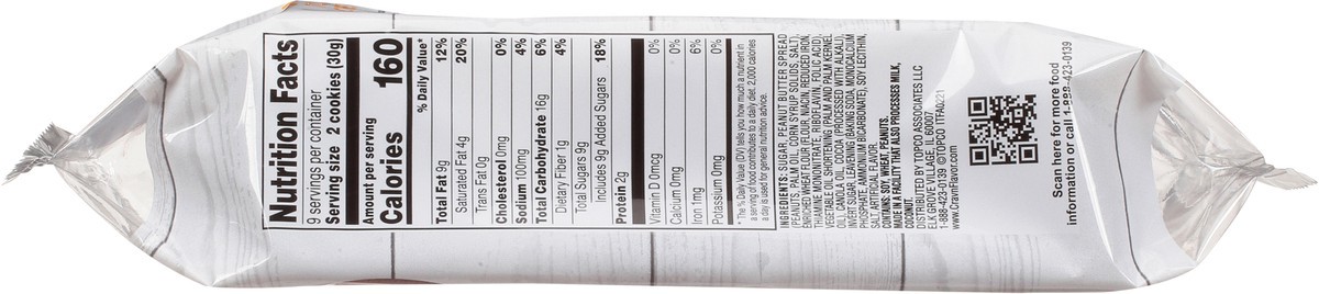 slide 15 of 19, Crav'n Flavor Fudgy Covered Peanut Butter Cookies 9.5 oz, 9.5 oz