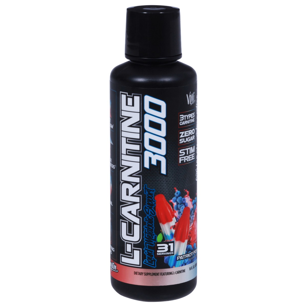 slide 2 of 13, VMI Sports L-Carnitine 3000 Patriot Pop Liquid Metabolic Support 16 fl oz, 16 fl oz