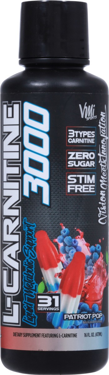 slide 4 of 13, VMI Sports L-Carnitine 3000 Patriot Pop Liquid Metabolic Support 16 fl oz, 16 fl oz