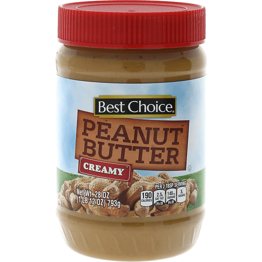 slide 1 of 1, Best Choice Peanut Butter Creamy, 28 oz