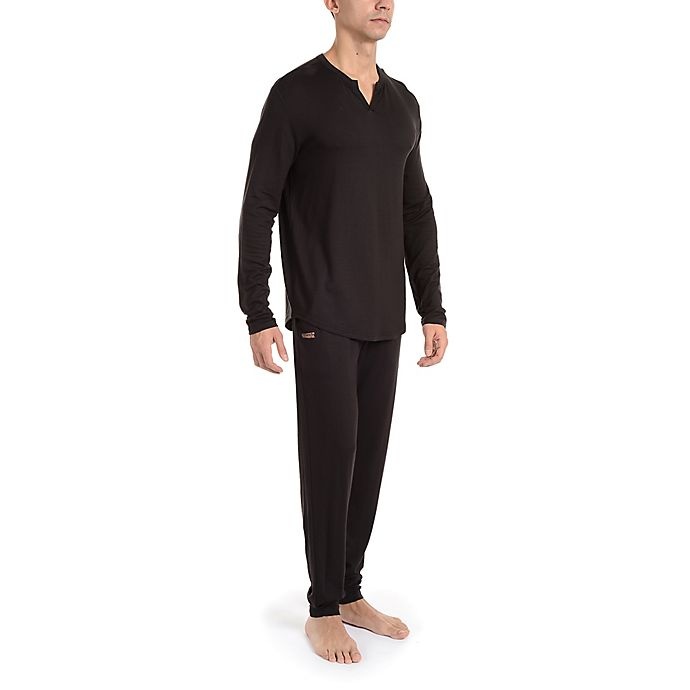 slide 3 of 4, Copper Fit Essential Small/Medium Men's Sleep Pants - Onyx, 1 ct