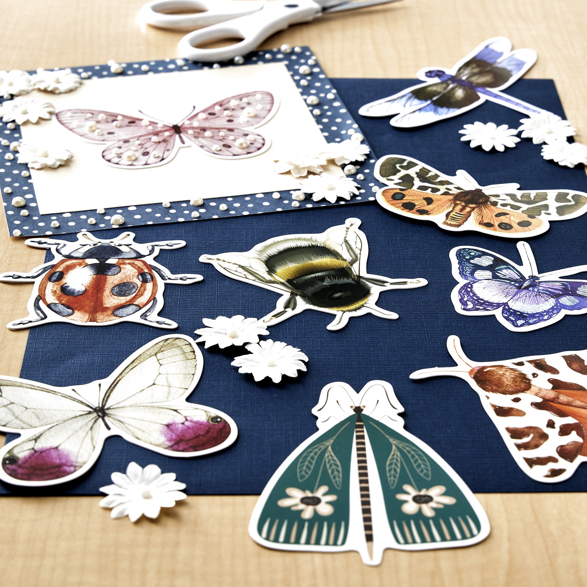 slide 4 of 5, Things With Wings Die Cut Stickers By Recollections, 4 in x 5.98 in