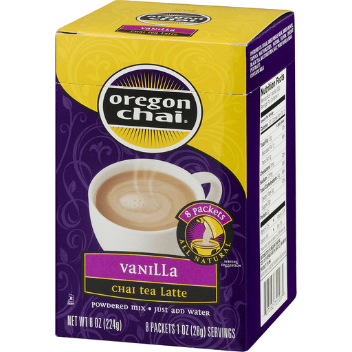 Oregon Chai Vanilla Chai Tea Latte Mix 8 ct; 1 oz | Shipt