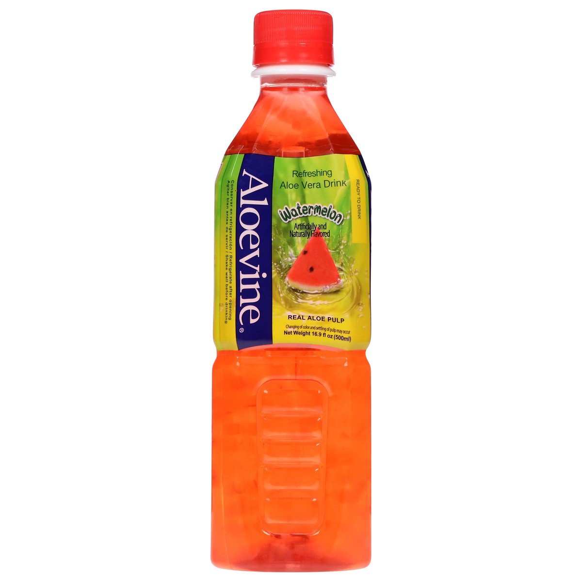 slide 5 of 13, Aloevine Refreshing Watermelon Aloe Vera Drink 16.9 fl oz, 16.9 fl oz