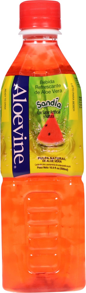 slide 12 of 13, Aloevine Refreshing Watermelon Aloe Vera Drink 16.9 fl oz, 16.9 fl oz