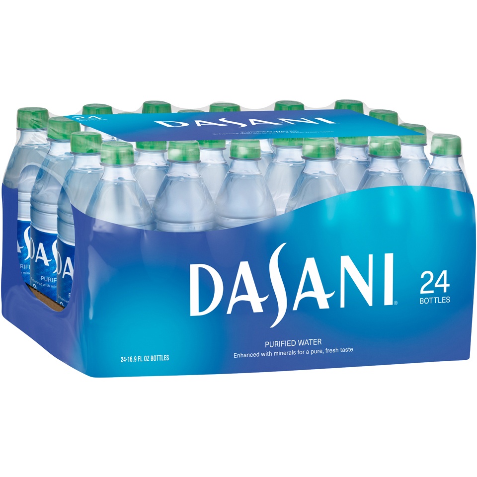 Dasani Purified Water – 12 Fl Oz Bottles, 24-Pack – Fat Free, USA