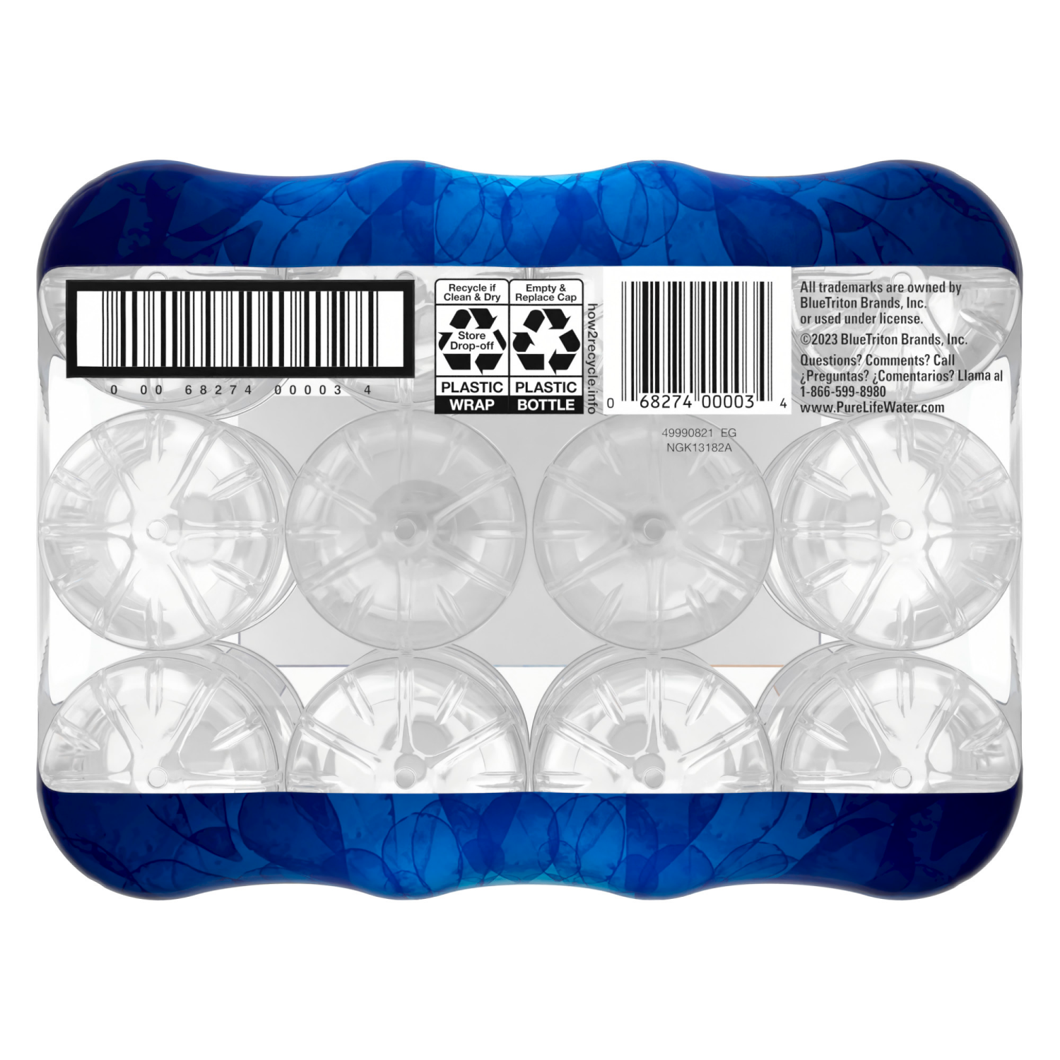 slide 4 of 5, Pure Life Purified Water, 12 Fl Oz, Plastic Bottled Water, Pack of 12, 12 ct