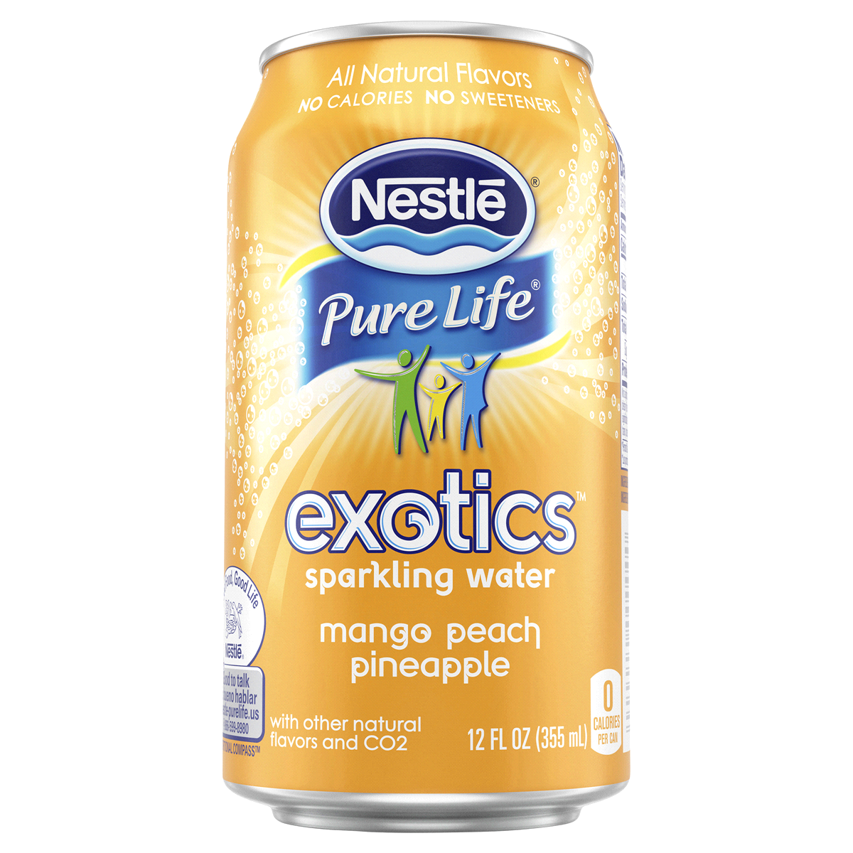 slide 4 of 4, Nestlé Pure Life Mango Peach Pineapple Sparkling Water - 8 ct; 12 oz, 8 ct; 12 oz