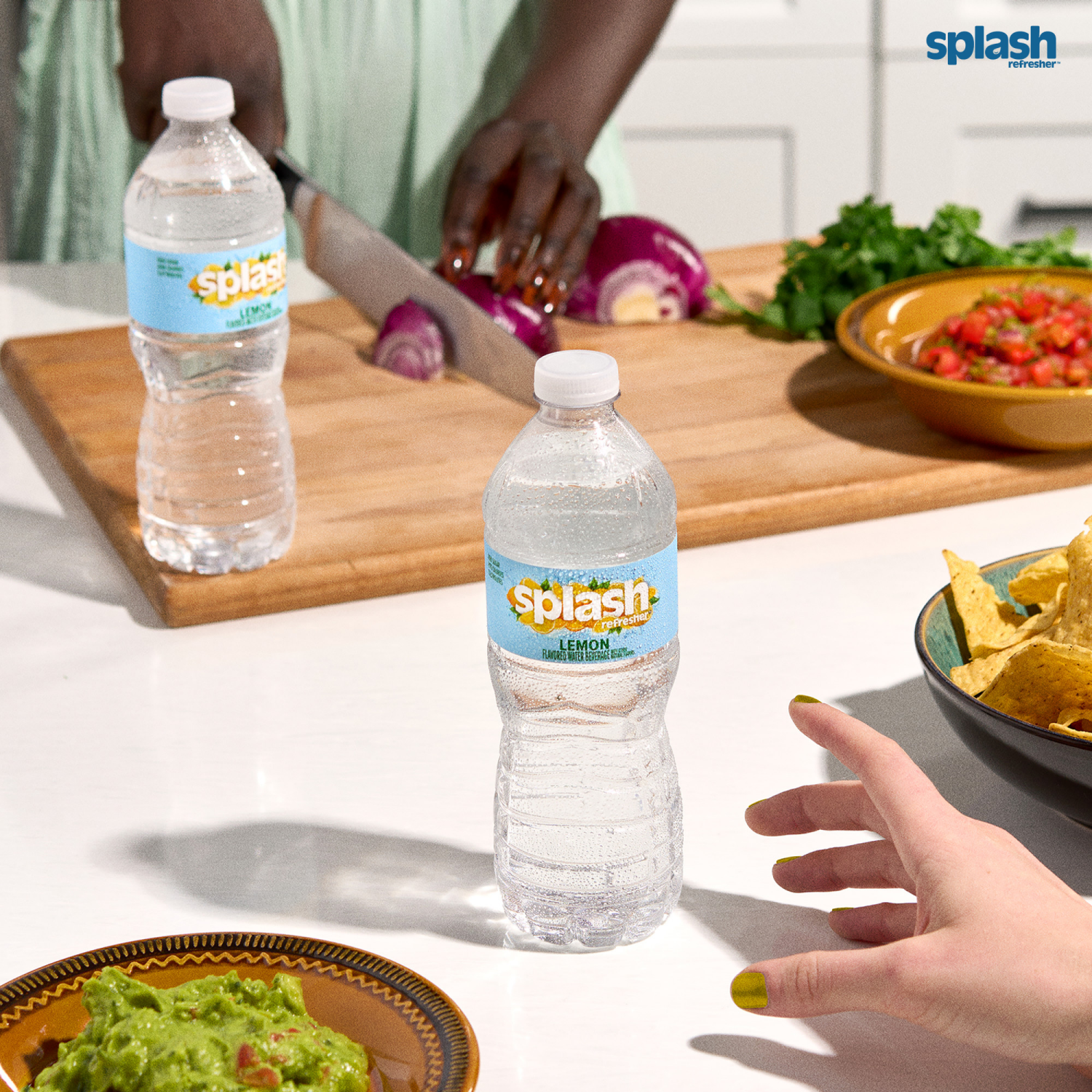 slide 5 of 8, Splash Refresher Lemon Flavored Water, 16.9 fl oz, 6 Pack, 6 ct