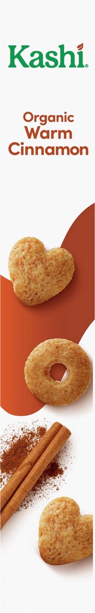 slide 11 of 13, Kashi Breakfast Cereal, Family Breakfast, Organic Fiber Cereal, Organic Warm Cinnamon Oat, 10.6oz Box (1 Box), 10.6 oz