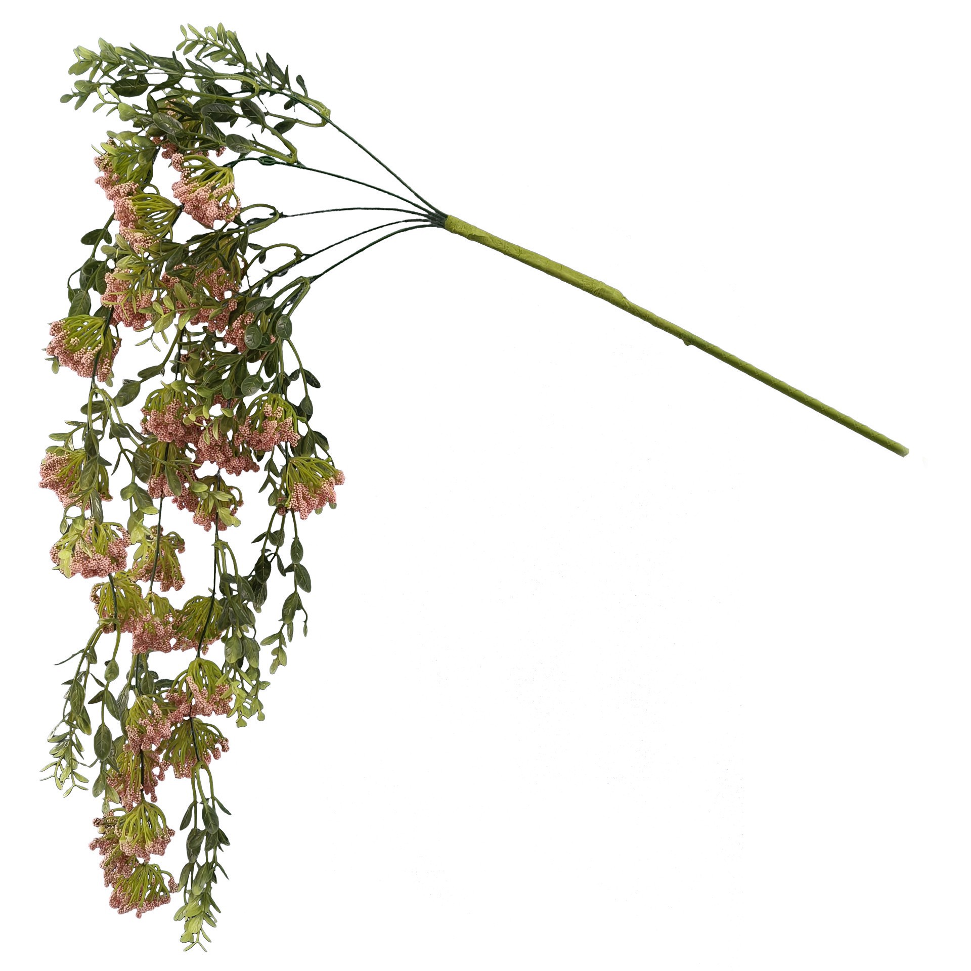 slide 3 of 3, 37" Pink Hanging Thistle Stem By Ashland, 7 in x 2 in x 37 in