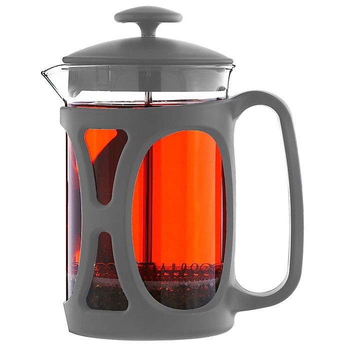 slide 2 of 3, GROSCHE Basel 6-Cup French Press - Grey, 1 ct