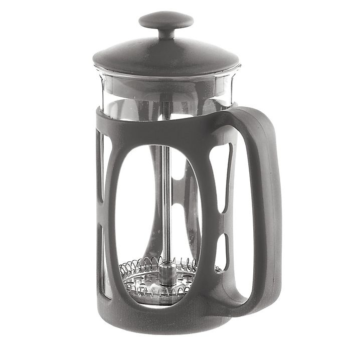 slide 1 of 3, GROSCHE Basel 6-Cup French Press - Grey, 1 ct