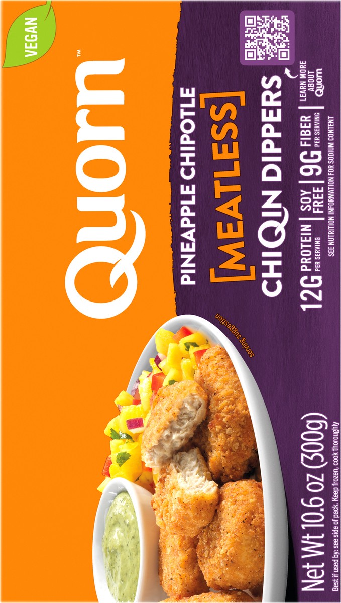 slide 3 of 7, Quorn Meatless Pineapple Chipotle Dippers, 10.6 oz