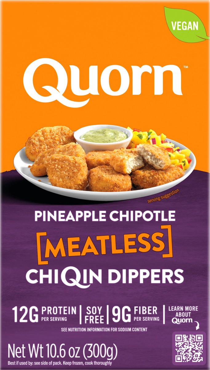 slide 4 of 7, Quorn Meatless Pineapple Chipotle Dippers, 10.6 oz