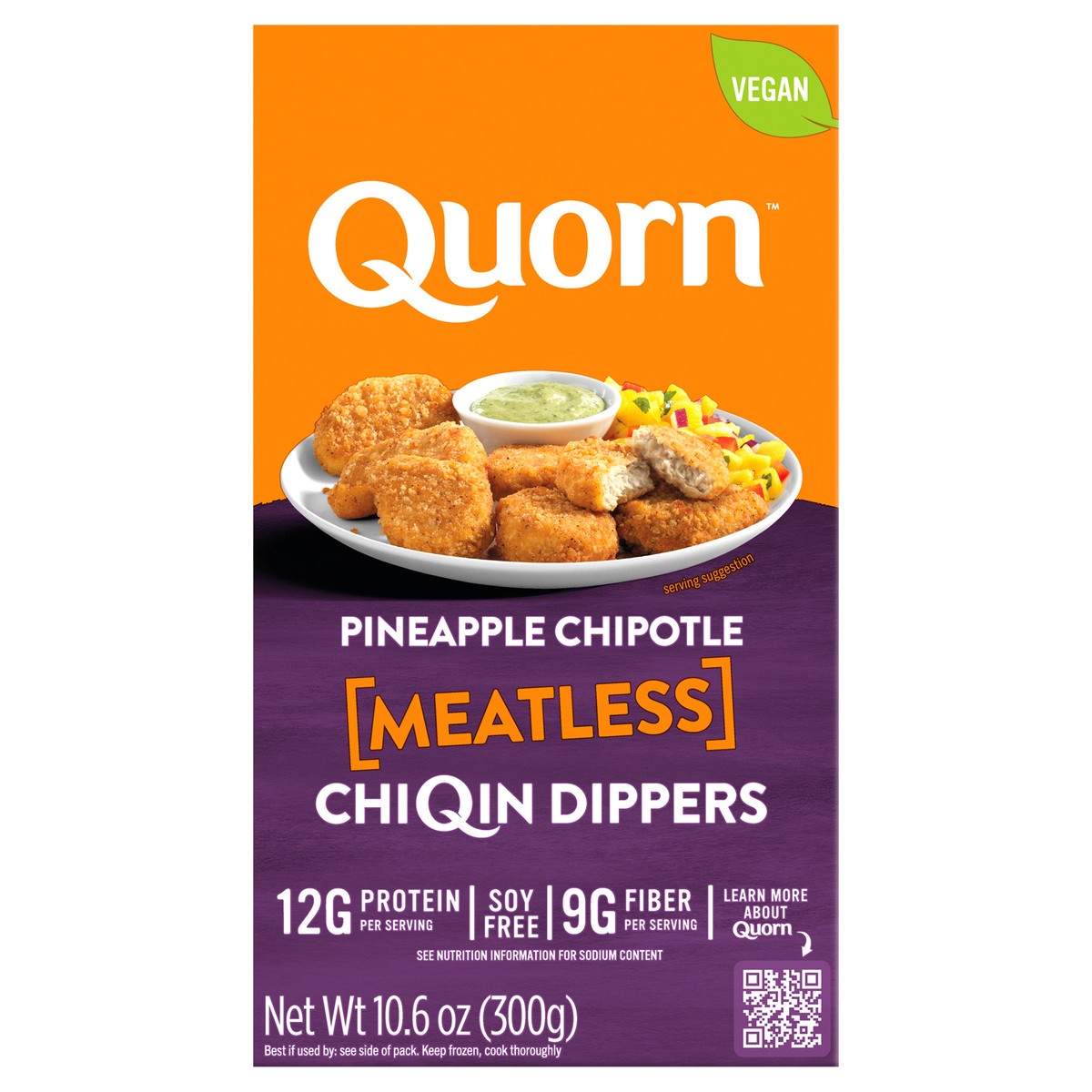 slide 1 of 7, Quorn Meatless Pineapple Chipotle Dippers, 10.6 oz