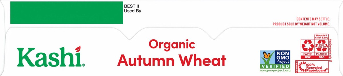 slide 6 of 12, Kashi Breakfast Cereal, Family Breakfast, Organic Fiber Cereal, Autumn Wheat, (1 Box) - 14 oz, 14 oz