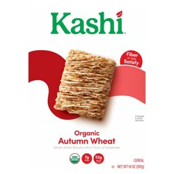 Kashi Breakfast Cereal, Family Breakfast, Organic Fiber Cereal, Autumn Wheat, 14oz Box (1 Box)