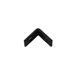 RELIABILT 0.75-in x 0.5-in x 0.75-in 14 -Gauge Black Steel Corner brace 4 -Pack