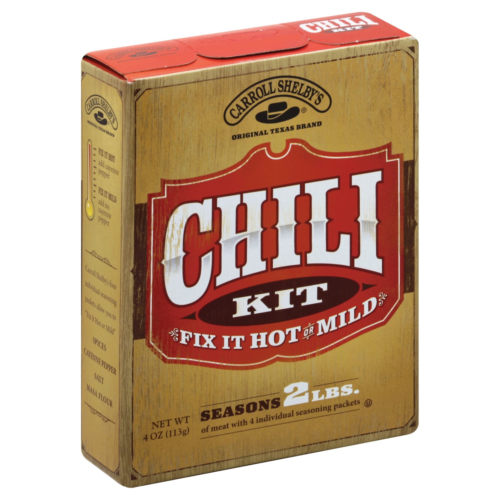 slide 1 of 1, Carroll Shelby's Chili Kit, 4 oz