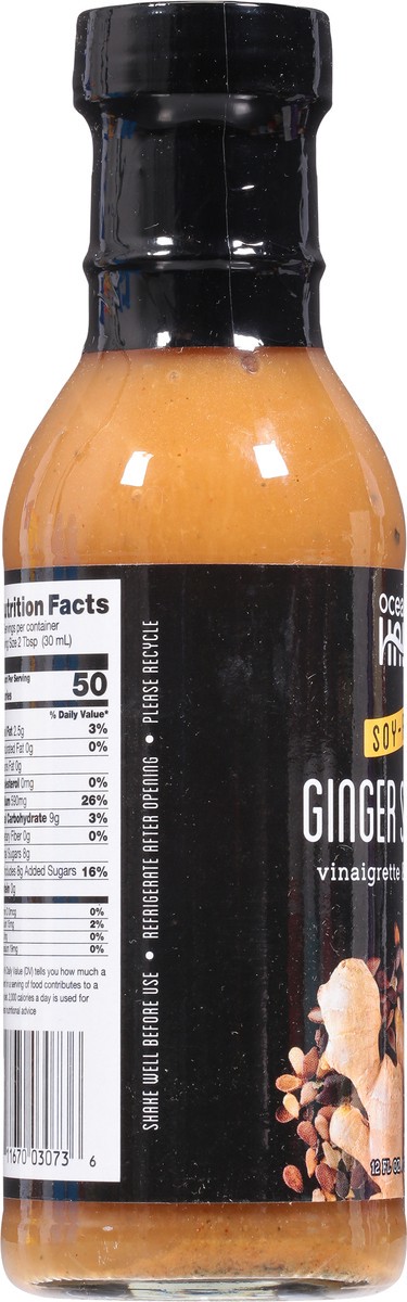 slide 4 of 9, Ocean's Halo Ginger Sesame Vinaigrette & Marinade, Soy-Free, 12 fl oz