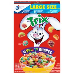 Trix, Cereal, Fruit Flavored Corn Puffs, 13.9 oz