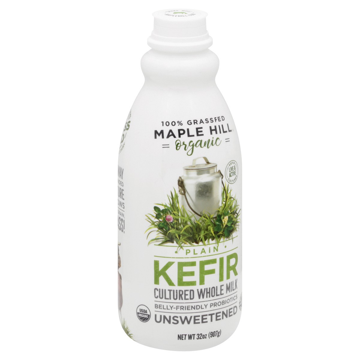 slide 13 of 13, Maple Hill Organic Unsweetened Plain Kefir 32 oz, 32 oz