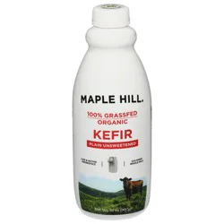 Maple Hill Organic Plain Unsweetened Kefir 32 oz