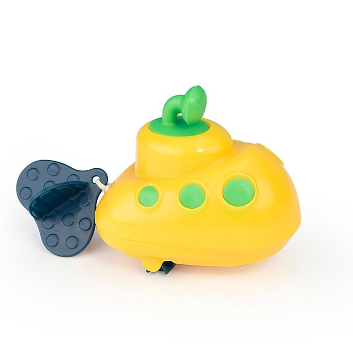 slide 1 of 3, Sassy Pull-and-Go Submarine Plastic Bath Toy, 1 ct