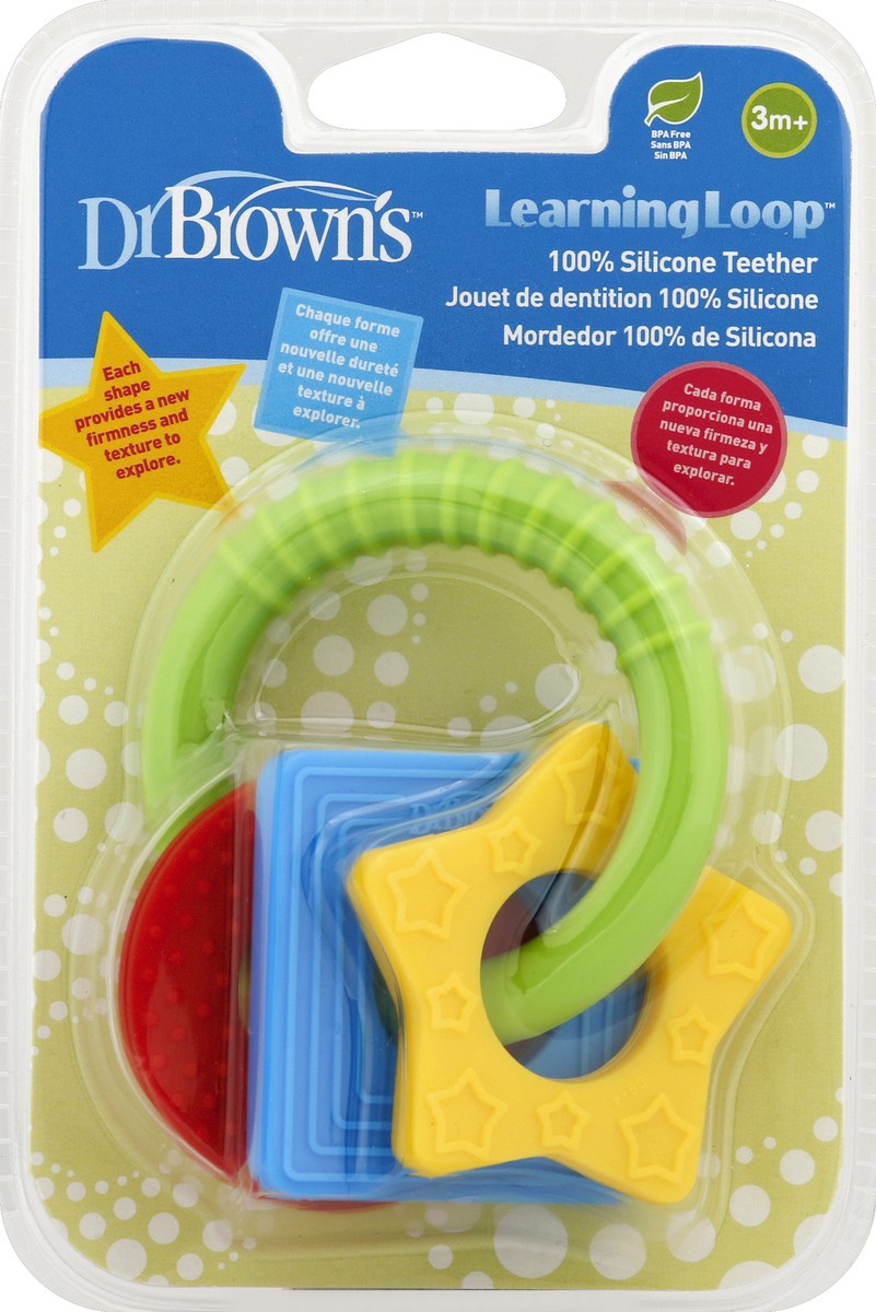 slide 4 of 6, Dr. Brown's Teether 1 ea, 1 PK