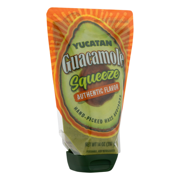 slide 1 of 1, Yucatan Guacamole Squeeze Authentic Flavor, 14 oz