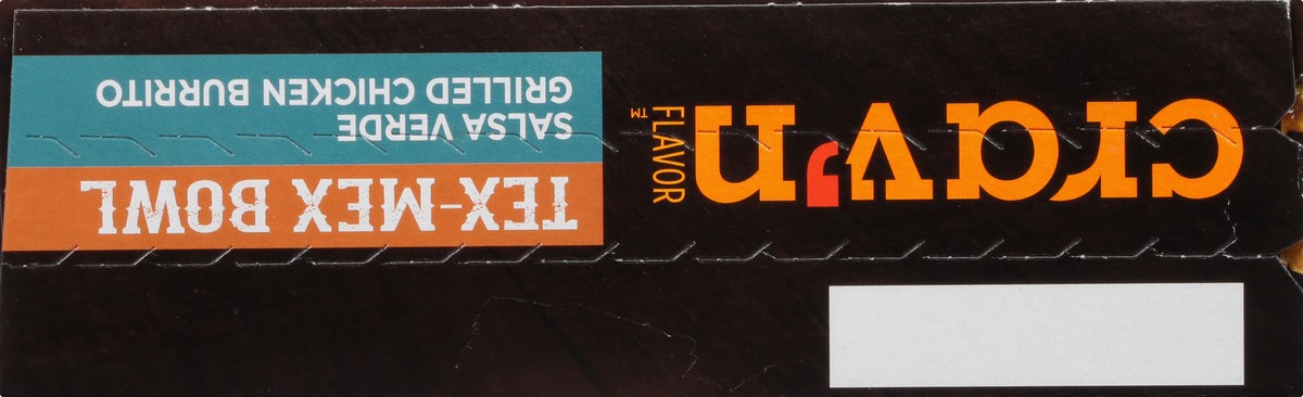 slide 5 of 9, Crav'n Flavor Salsa Verde Grilled Chicken Burrito Tex-Mex Bowl 10.6 oz, 10.6 oz